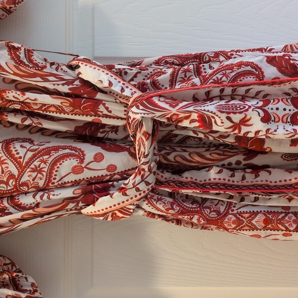 NWT Farm Rio Tropical Cameo Belted Maxi Dress - Picture 12 of 12